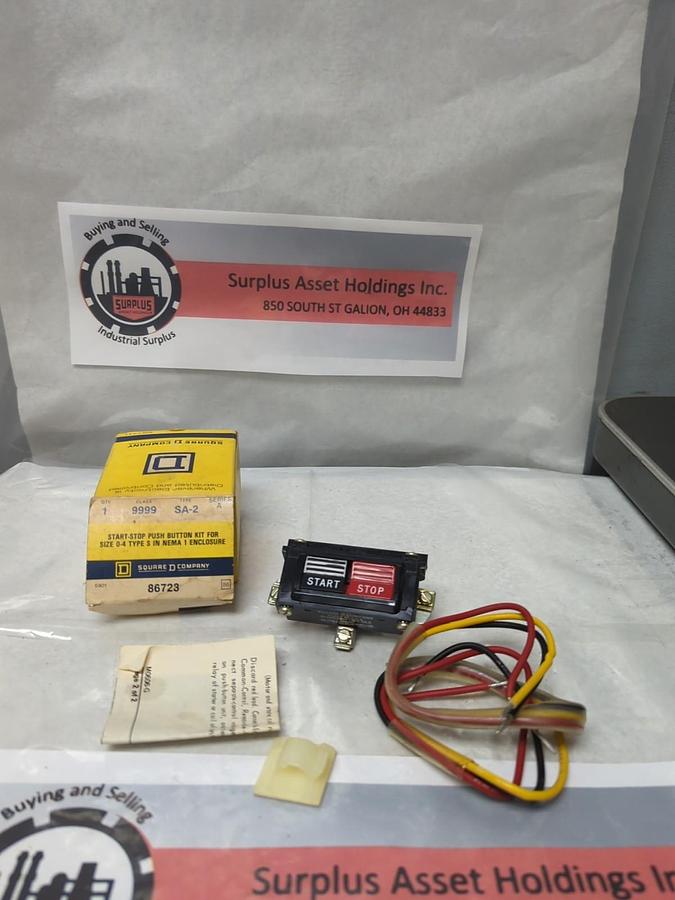 SQUARE D,86723,START-STOP PUSH BUTTON KIT NOS