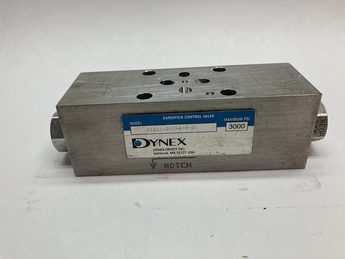 Dynex/Rivett,S8642-D03-A-V-21,Hydraulic Inlet Pressure Reducing Valve 3000PSI