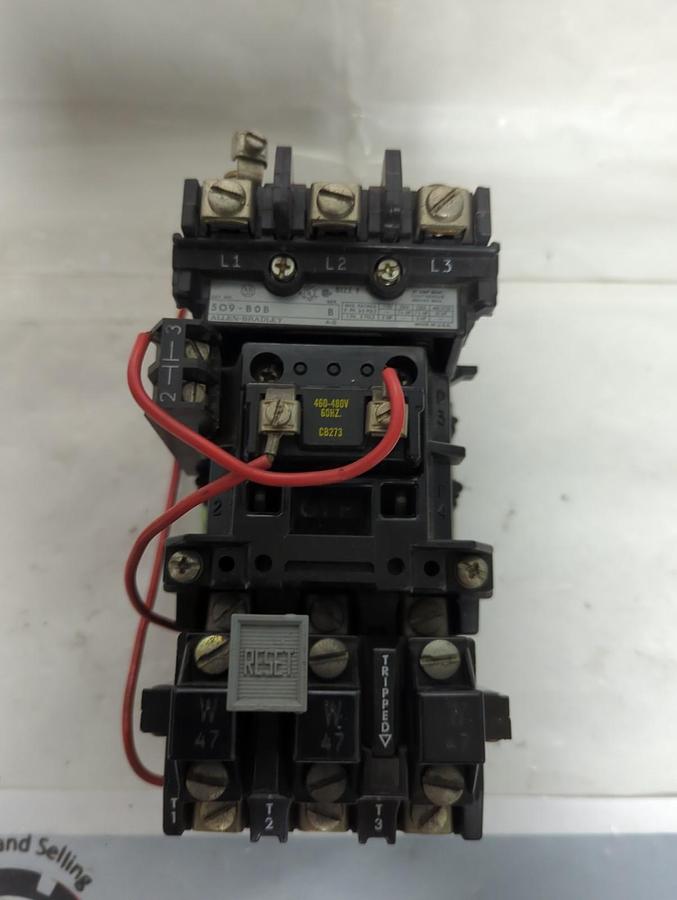 Used ALLEN BRADLEY,509-B0B,SERIES B SIZE 1 STARTER PRE-OWNED
