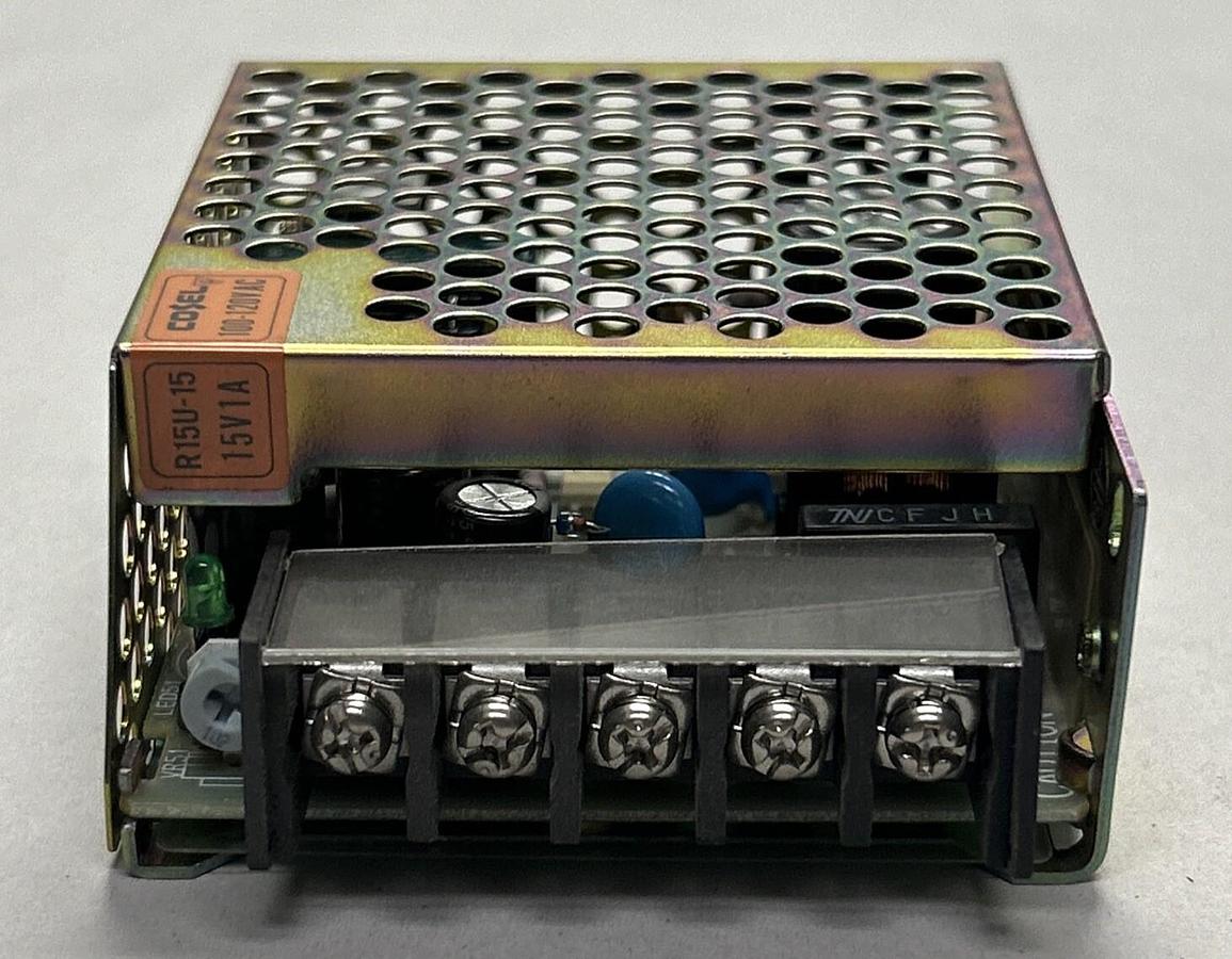 COSEL,R15U-15,POWER SUPPLY 15V 1A NOS