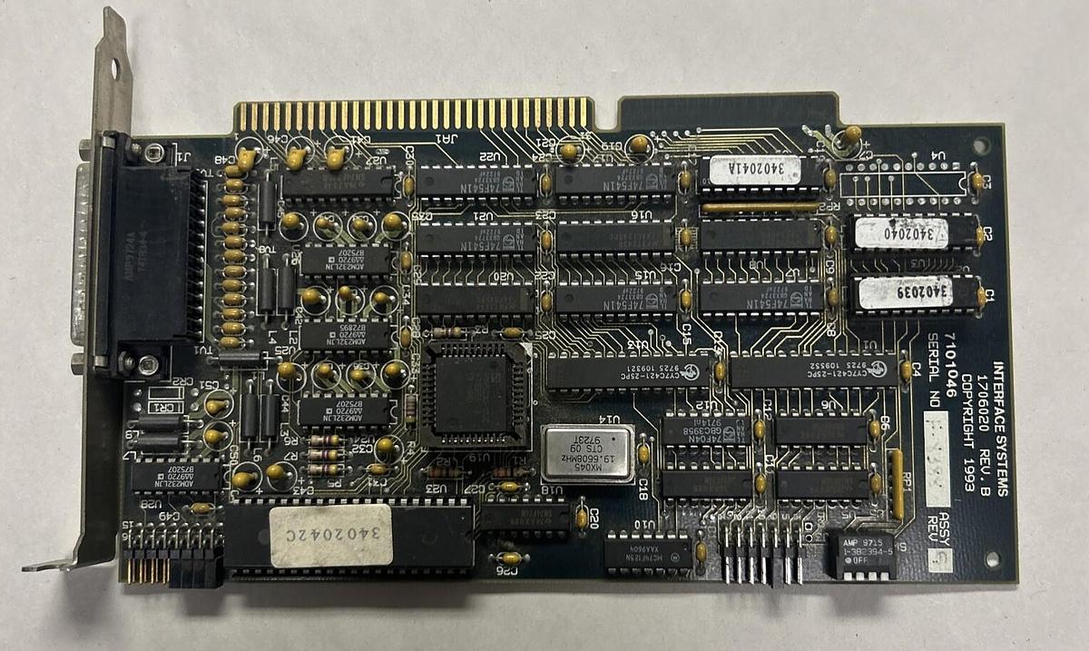 Used INTERFACE SYSTEMS,1706020,CIRCUIT BOARD