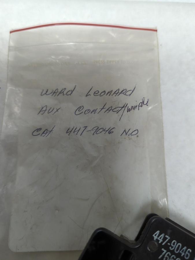 Used WARD LEONARD,447-9046 N.O.,AUXILIARY CONTACT/UNIT POLE PRE-OWNED