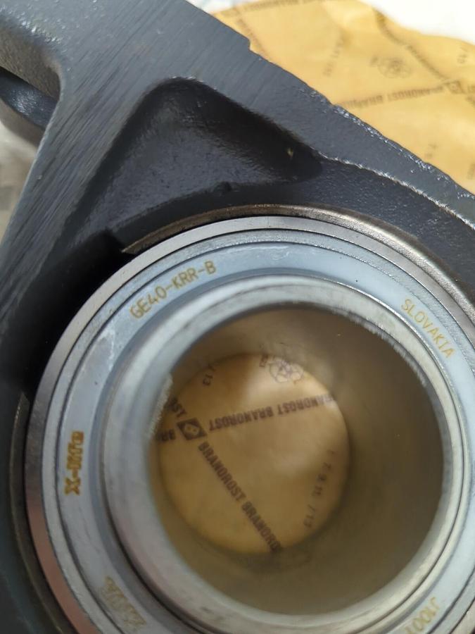 INA,GG-ASE-03,PILLOW BLOCK INA GE40-KRR-B BEARING WITH COLLAR 40MM BORE NOS