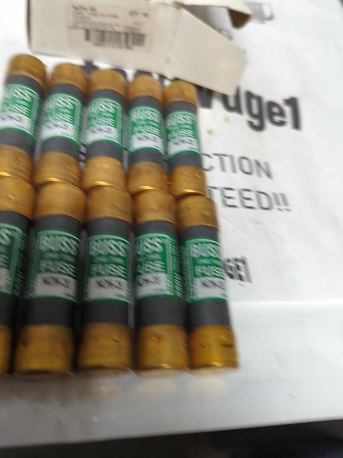 COOPER BUSSMANN,NON-35,ONE TIME 35 AMP FUSES BOX OF 10 NEW
