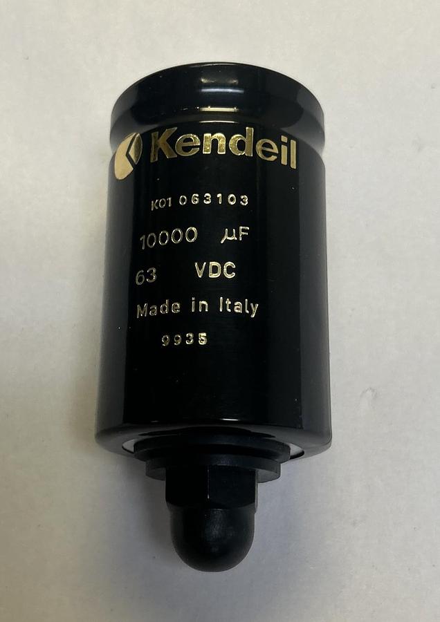 Used KENDEIL,K01063103,CAPACITOR 10000UF 63VDC