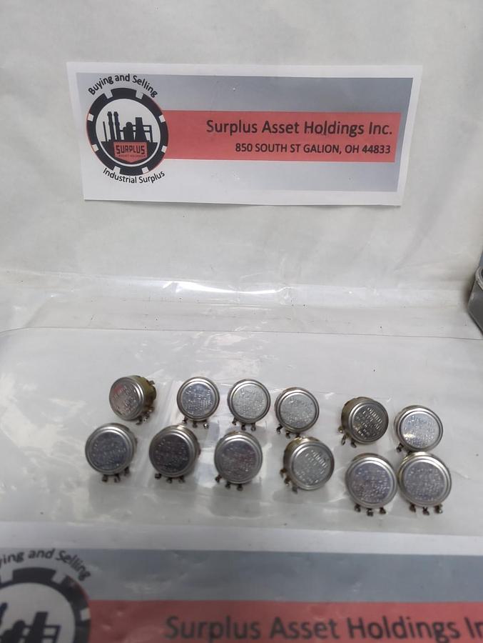 Used OHMITE,CLU-2521,TYPE AB RESISTOR 2500 OHM LOT OF 12 PRE-OWNED