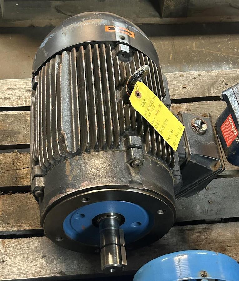 Used WEG,01036ET3ER215TC-W22,SEVERE DUTY MOTOR 10HP 230/460V 3515RPM 3PH 215TC FRAME