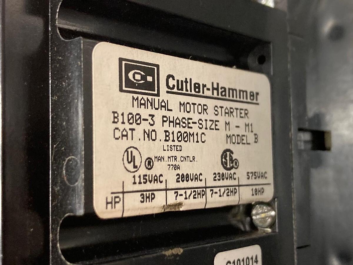 Eaton,B100S1C,Manuel Starter Motor