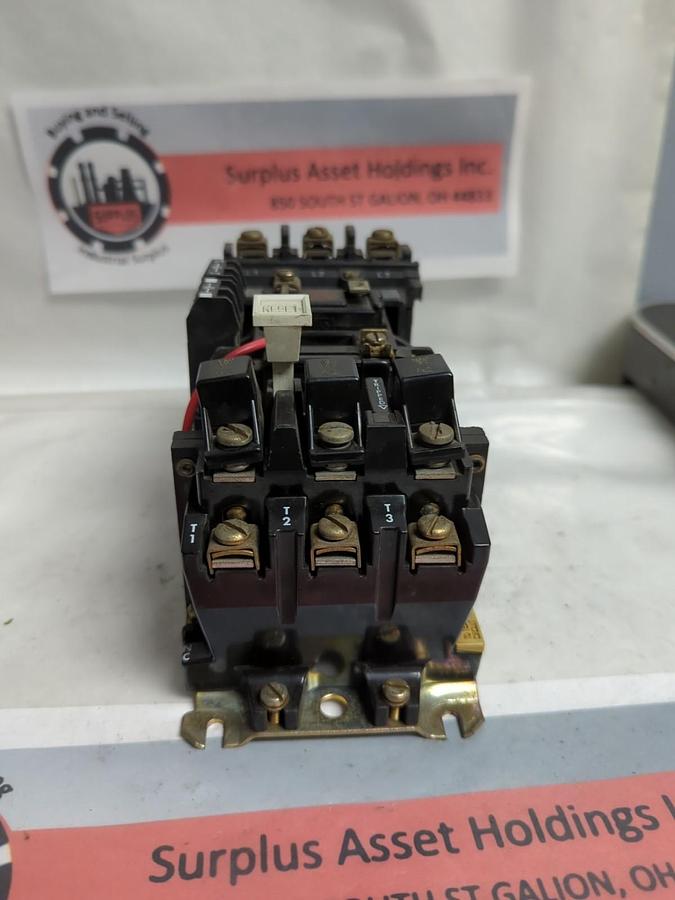 Used ALLEN BRADLEY,509-A0D,MOTOR STARTER SERIES B SIZE 0 PRE-OWNED
