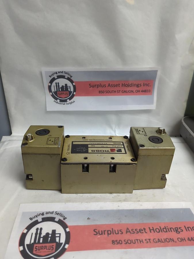 Used ROSS,W7476C4332,SOLENOID VALVE110/50 110-120/60 PRE-OWNED