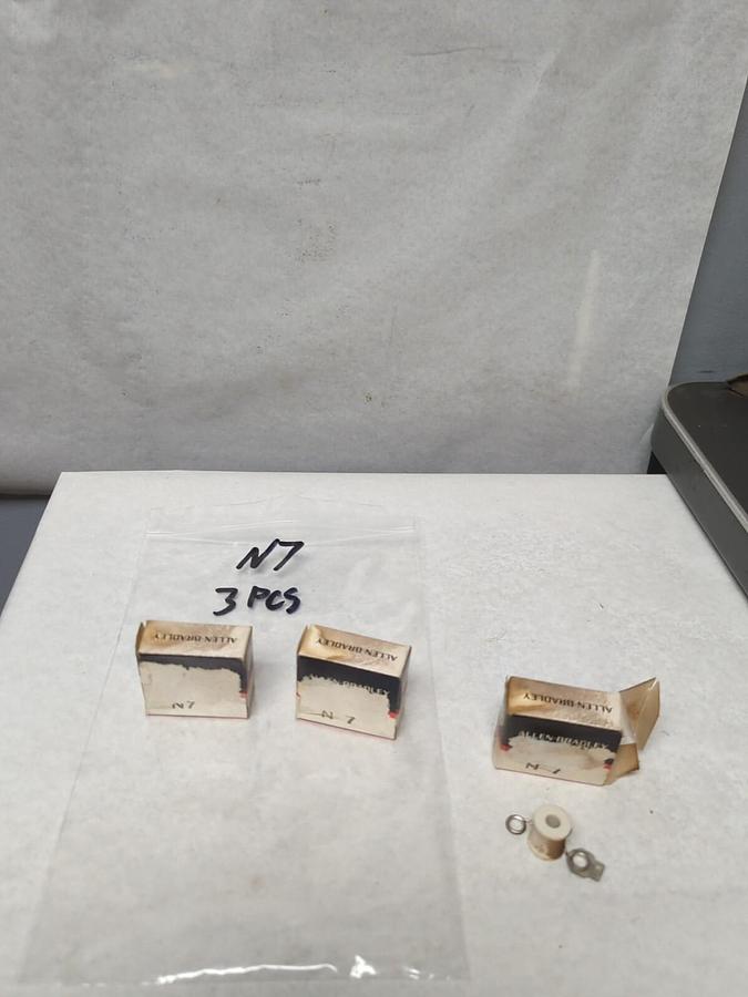 ALLEN BRADLEY,N7,OVERLOAD RELAY HEATER ELEMENT LOT OF 3 NOS
