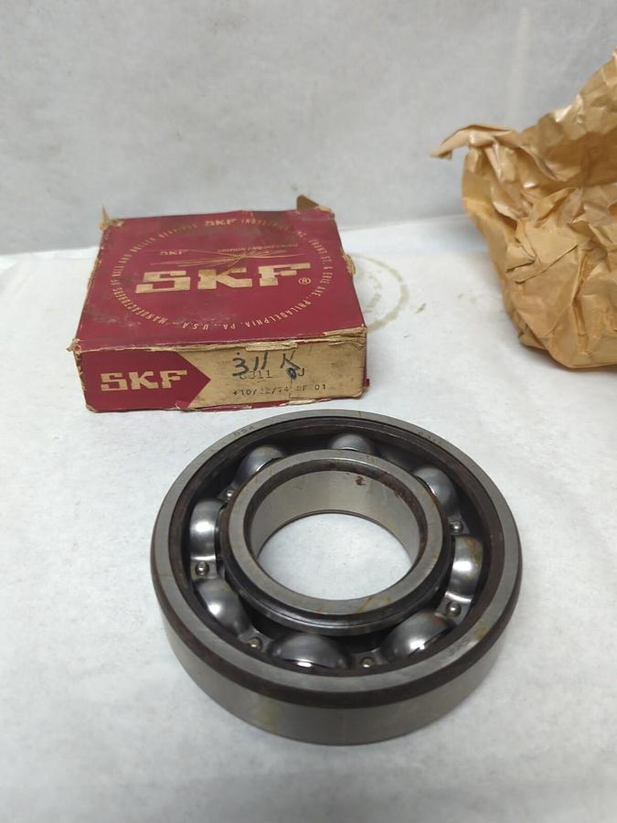 SKF,6311,DEEP GROOVE BALL BEARING NOS