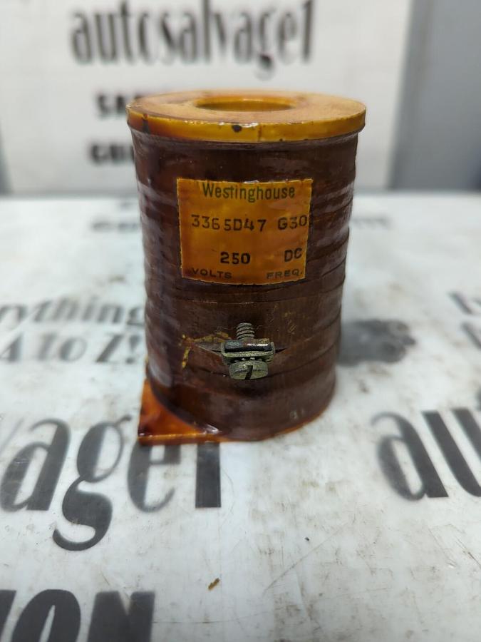 WESTINGHOUSE,336 5D47 G30,SOLENOID COIL 250 DC NOS