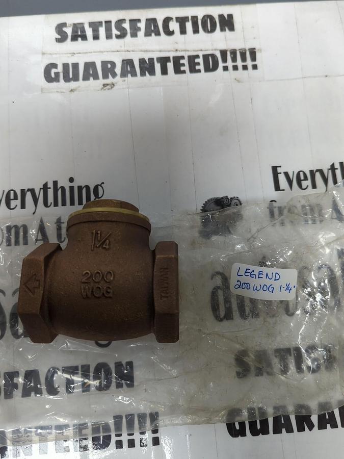 LEGEND,200 WOG,CHECK VALVE 1-1/4 INCH NPT NOS