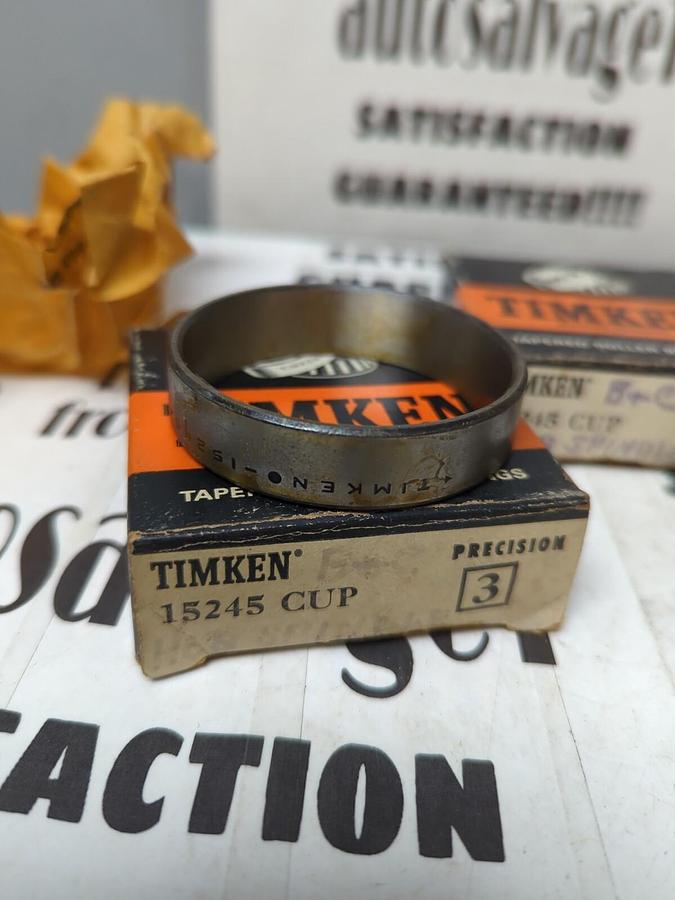 TIMKEN,15245-3,PRECISION ROLLER BEARING CUPS LOT OF 3 NOS