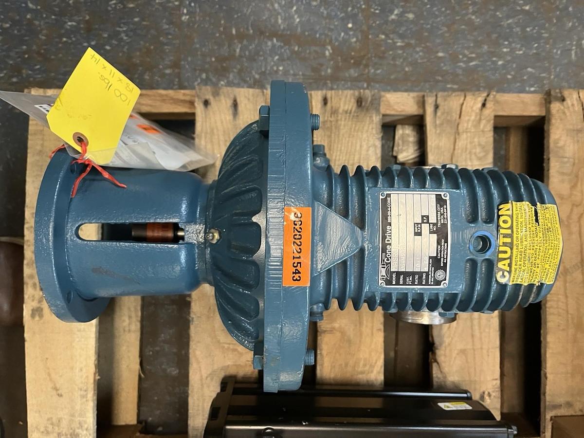 Used CONE DRIVE,MASRU25-W1,GEAR SPEED REDUCER 10:1 1750RPM 4.68HP