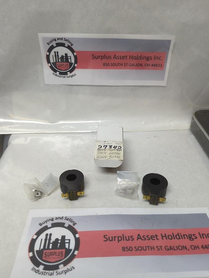 Used SQUARE D,31002-400-49,COIL 240V 60HZ 220V50HZ LOT OF 2 PRE-OWNED