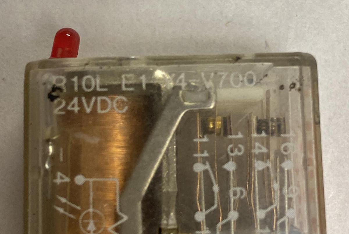 Used Potter Brumfield,R10L-E1-Y4-V700,RELAY LOT OF 6