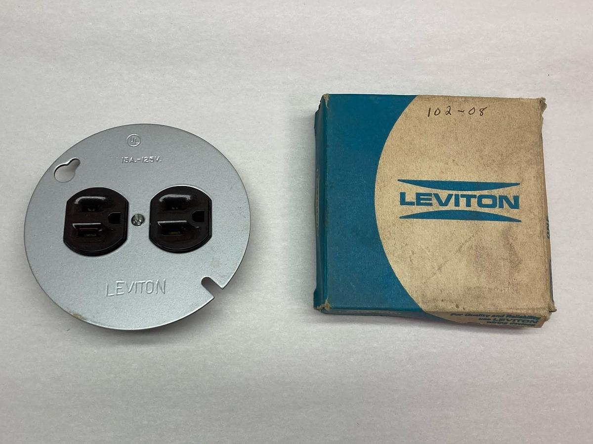 Used Leviton,98452-90-10-37,Duplex Receptacle Outlet