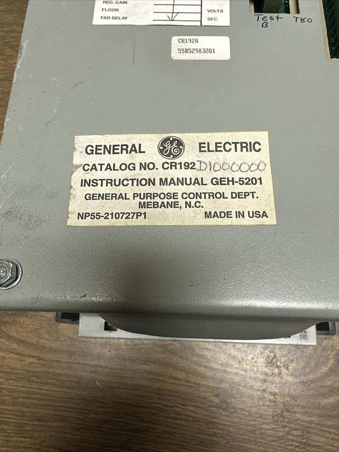 Used GE,CR192D10000000,General Purpose Control Module