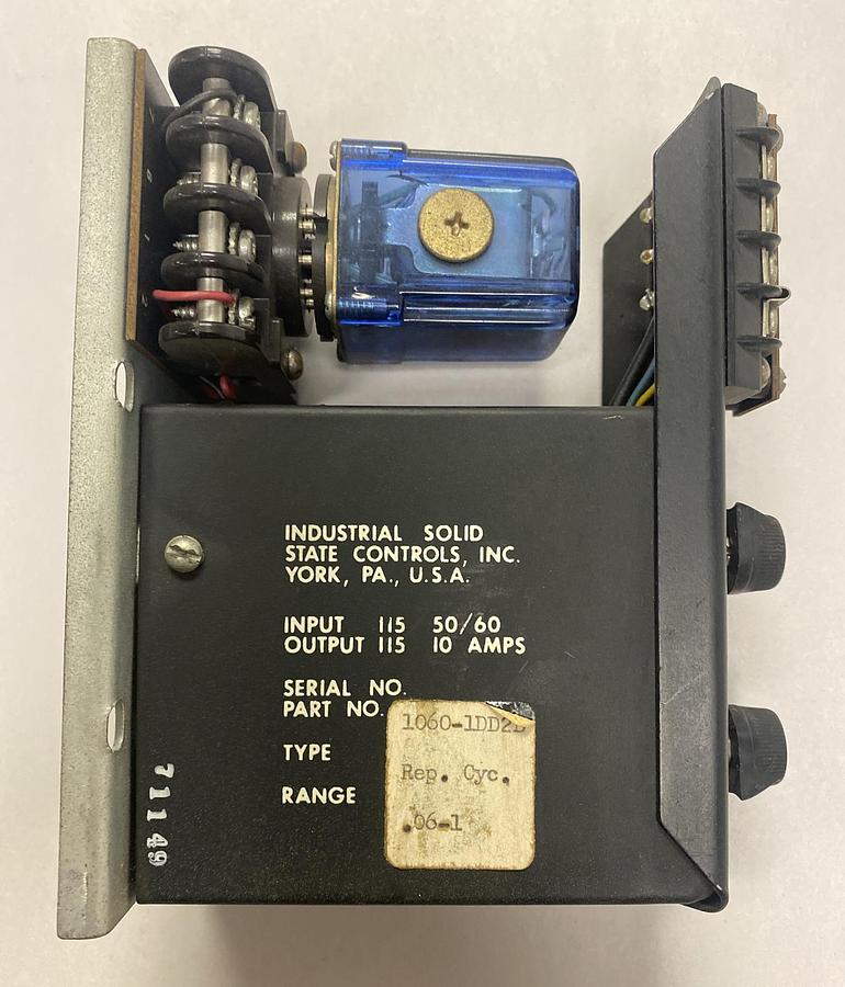 Used Industrial Solid State Controls,1060-1DD2B, Repeat Cycle Timer