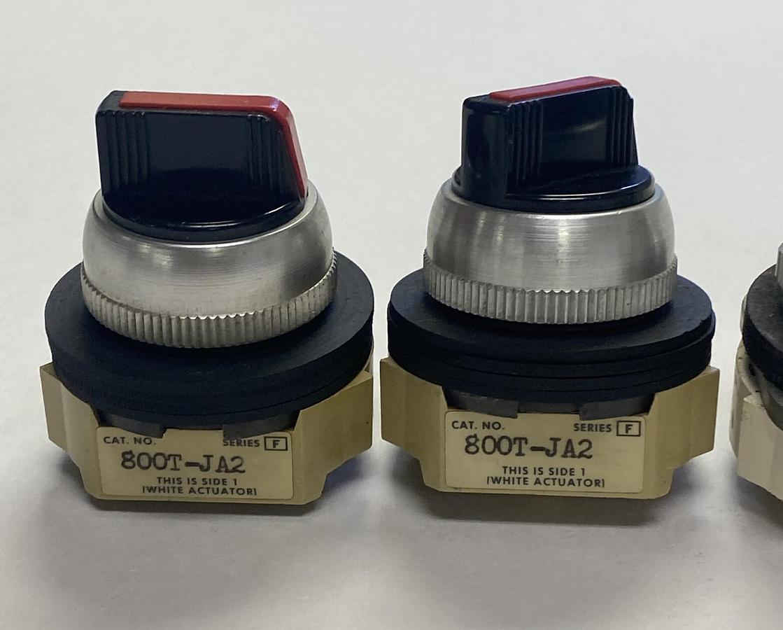 ALLEN BRADLEY,800T-JA2,SELECTOR SWITCH LOT OF 4 NOS