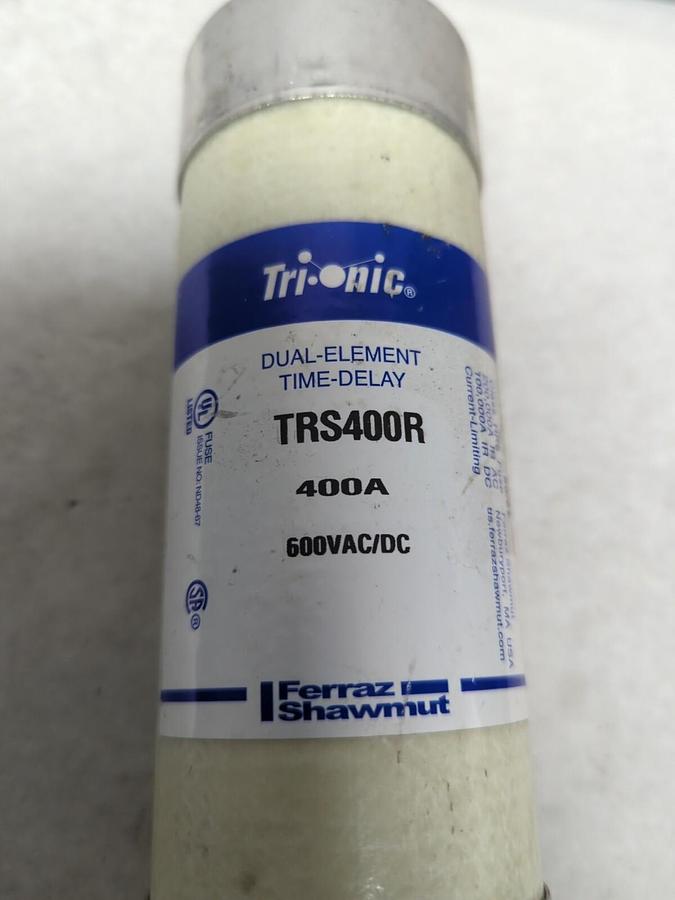 FERRAZ SHAWMUT,TRS400R,TRI-ONIC 400 AMP FUSE NOS