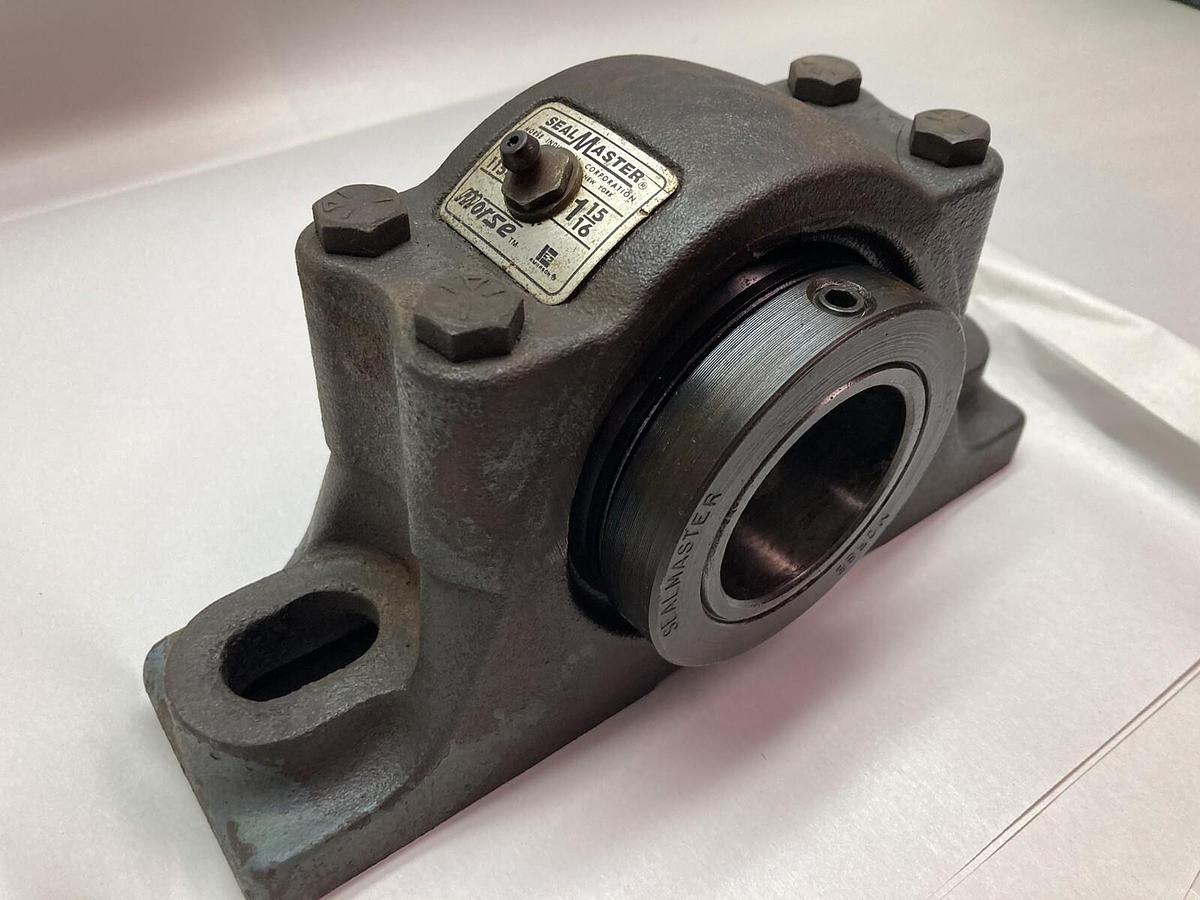 Used Sealmaster Morse,RPB 115-2,Pillow Block Bearing 1-15/16 Inch Bore