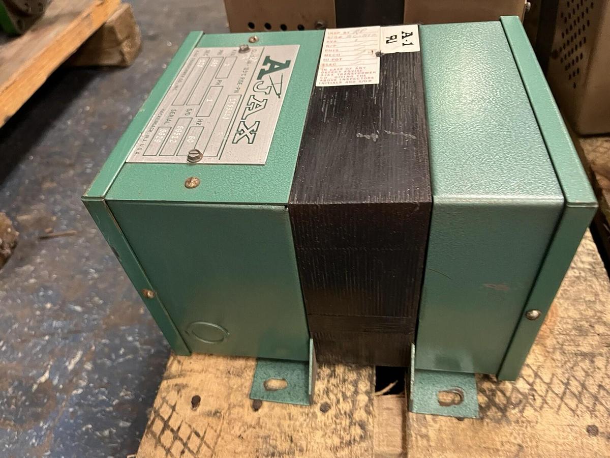 Used AJAX,1T83440,TRANSFORMER 1KVA 1PH PRI 480V SEC 120V