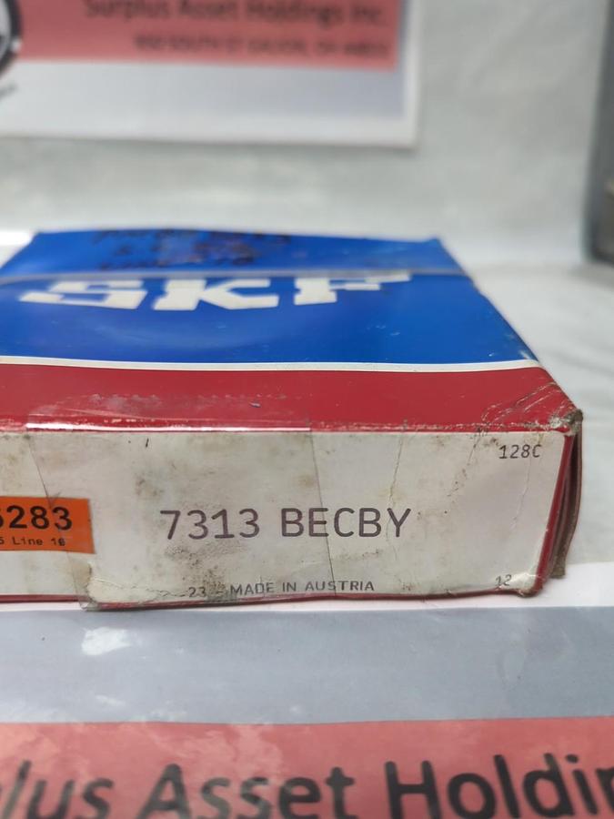 SKF,7313-BECBY,ANGULAR CONTACT BEARING NOS