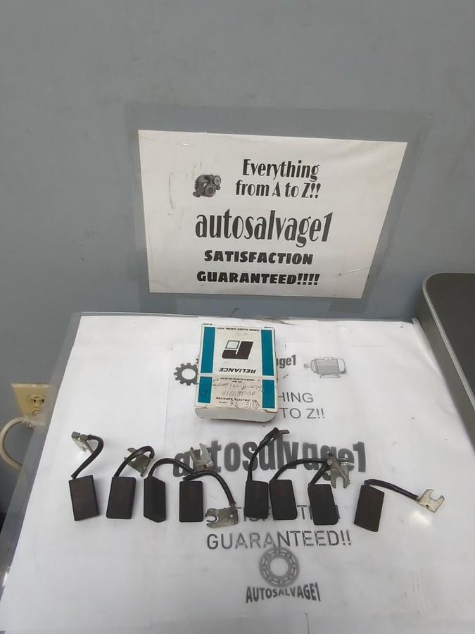 RELIANCE ELECTRIC,RE313B,CARBON MOTOR BRUSHES BOX OF 8 BRUSHES NOS