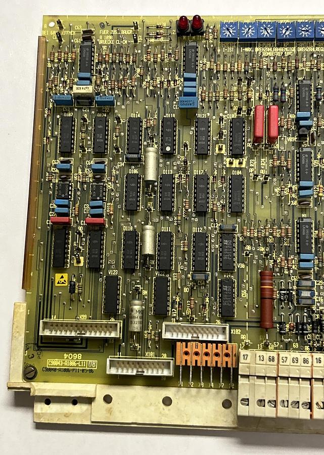 Used SIEMENS,C98043-A1086-L11,MAIN SPINDLE CONTROLLER BOARD