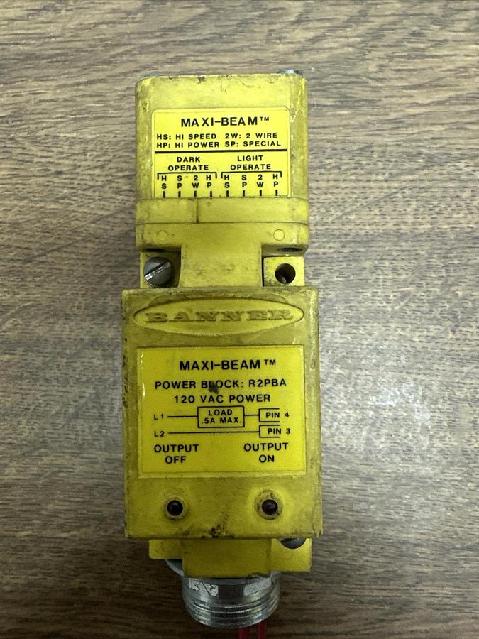 Used Banner,R2PBA,Power Block w/RSBLV Maxi-Beam