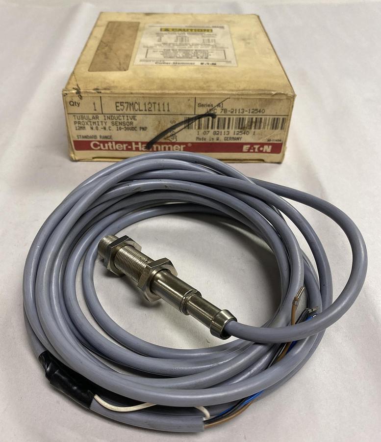 Eaton Cutler-Hammer,E57MCL12T111,Proximity Sensor NOS