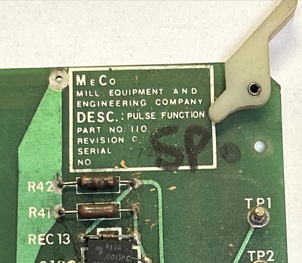 Used MILL EQUIPMENT,110,PULSE FUNCTION BOARD