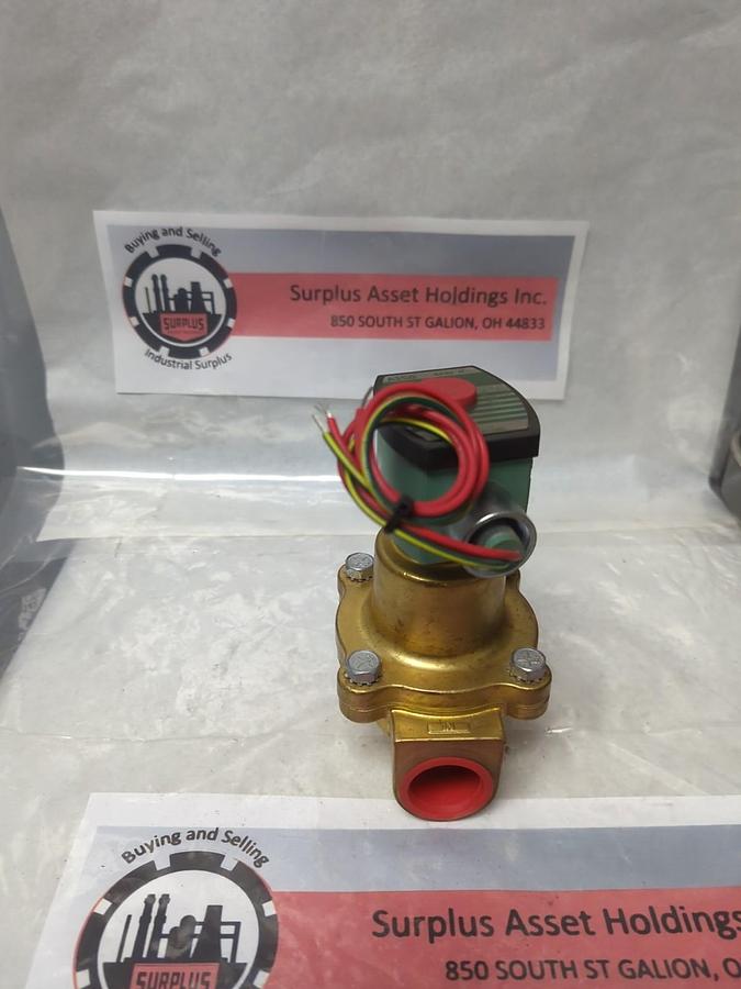 ASCO,8210G027,SOLENOID VALVE 1 INCH PIPE 20.1 WATTS NOS