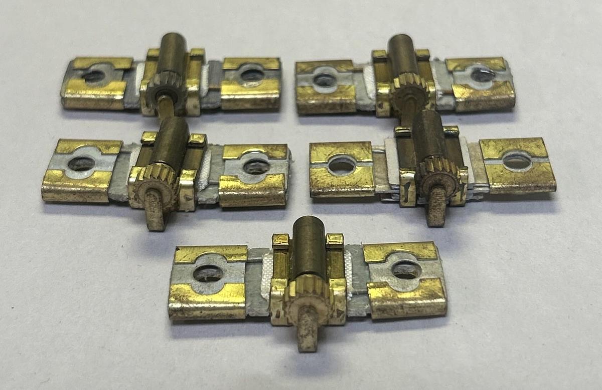 Used SQUARE D,B2.10,THERMAL OVERLOAD HEATER ELEMENT LOT OF 5