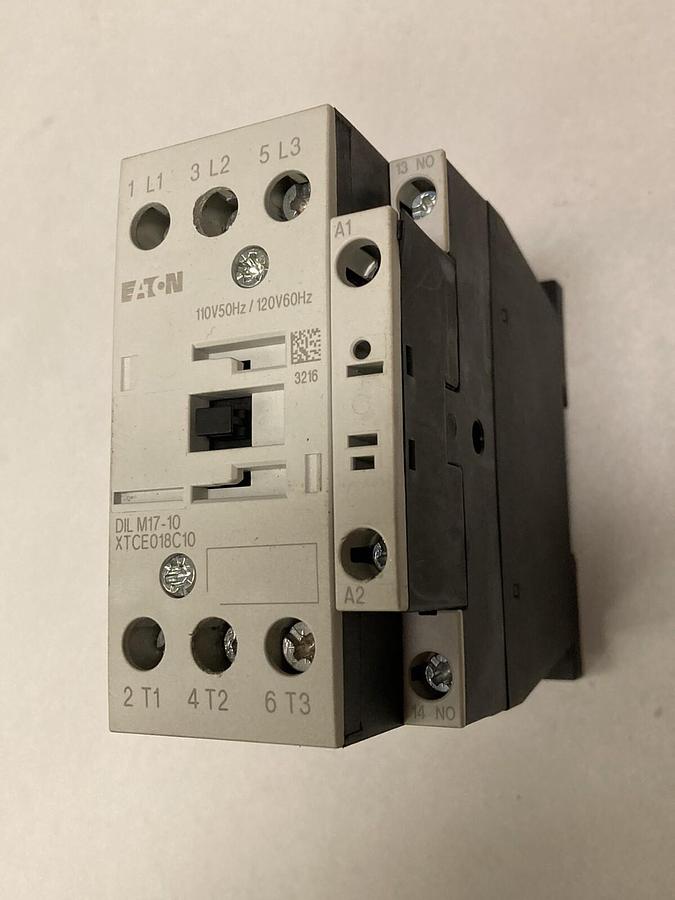 Used Eaton,XTCE018C10T,Contactor 24VAC