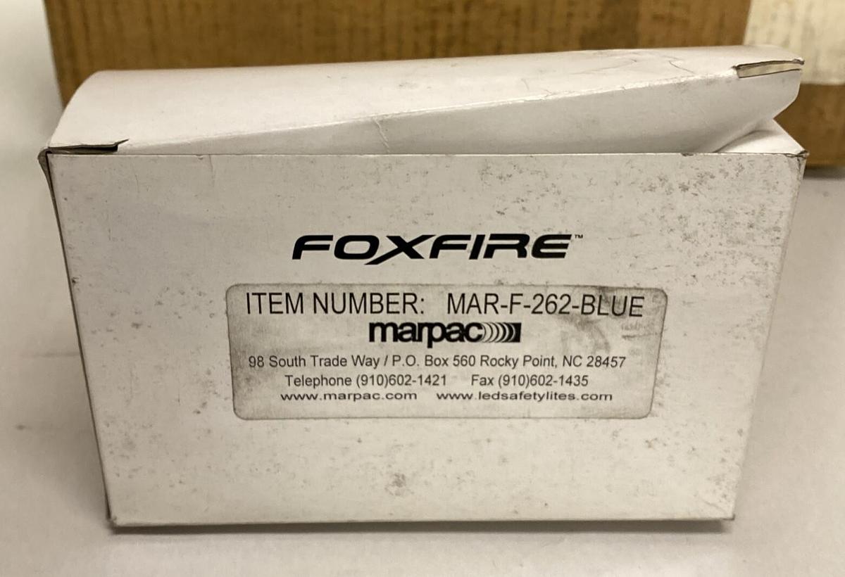 FOXFIRE MARCPAC,MAR-F-262-BLUE MAR-F-262 ,PORTABLE SIGNAL LIGHT NEW