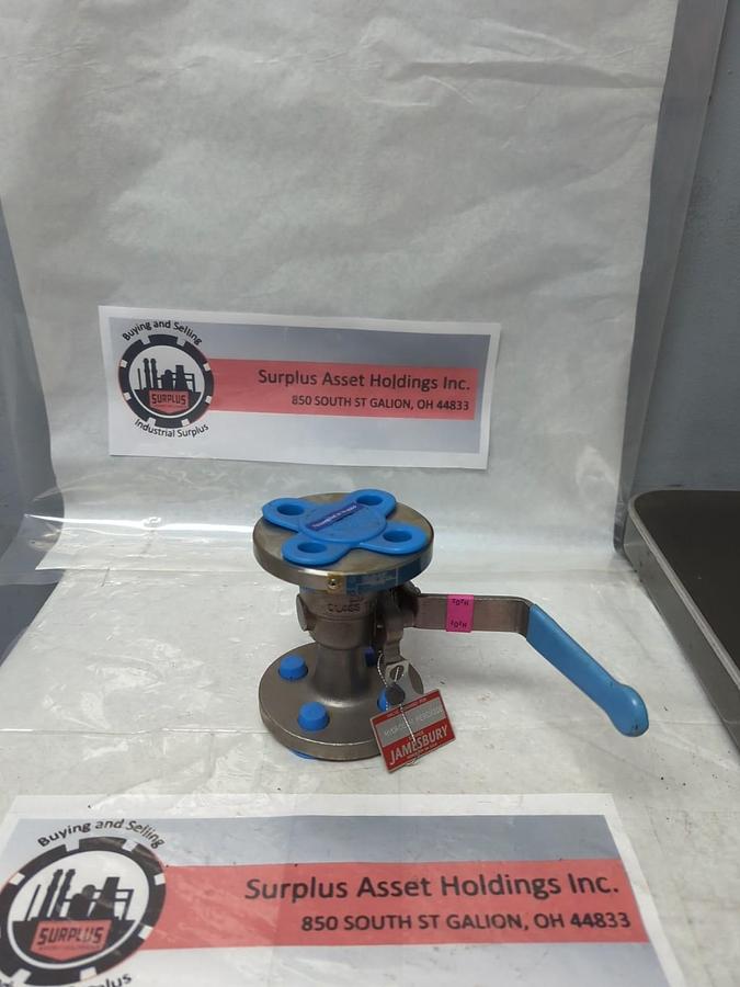 Used JAMESBURY,1/2 5150 P1 11 360011,VALVE SEATS PTFE CWP-PSIG 2.75 HYDROGEN PEROXIDE