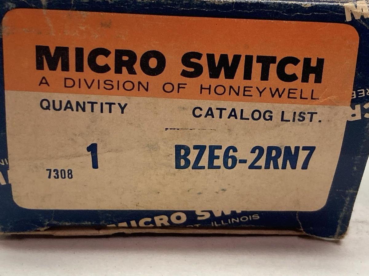 Used Micro Switch,BZE6-2RN7,Snap Switch