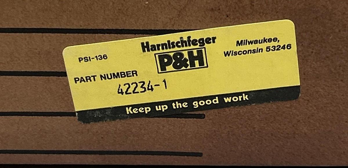 Used P&H,42234-1,RESISTANCE UNIT NEW