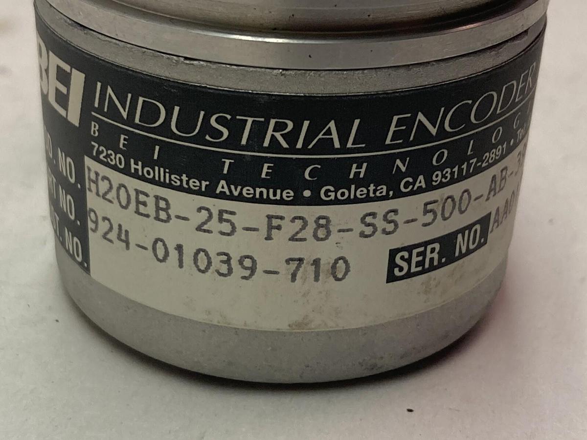 Used BEI,H20EB-25-F28-SS-500-AB-3904-SC18-5V,Encoder