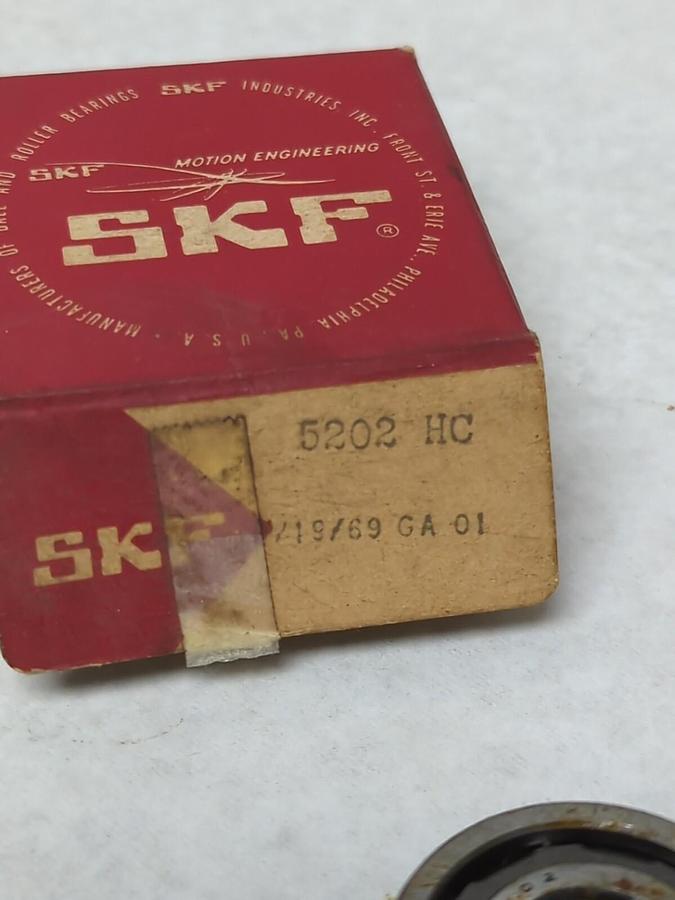 SKF,5202 HC,DOUBLE ROW ANGULAR CONTACT BEARING NOS