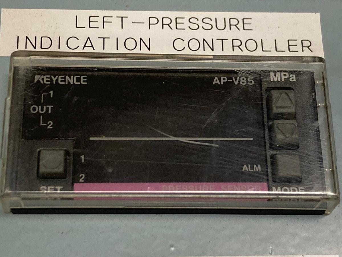 Used Keyence,AP-V85,Pressure Sensor Rack
