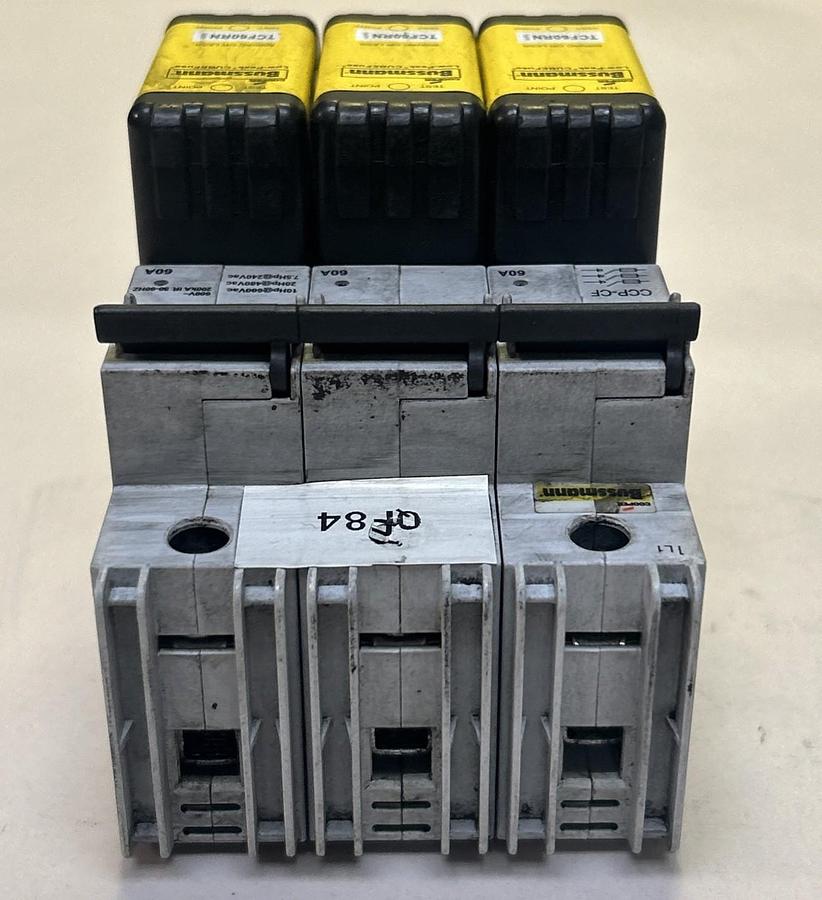 Used COOPER BUSSMANN,CCP-3-60CF,FUSIBLE DISCONNECT 60A 600V