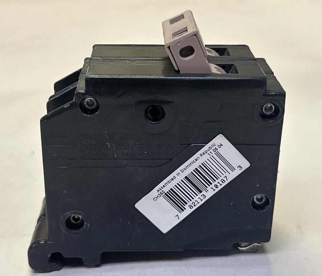 Used CUTLER-HAMMER,CH250,CIRCUIT BREAKER 60A 120/240V 2P LOT OF 4