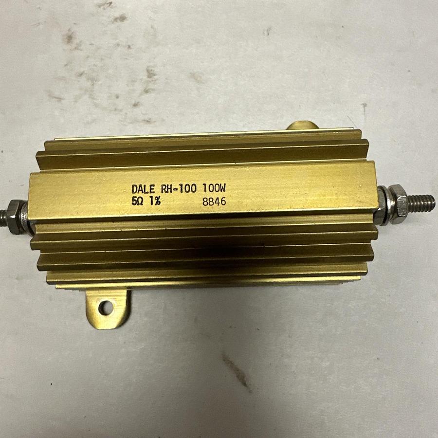 Used Dale,RH-100,Resistor 5 Ohm 1% 100W
