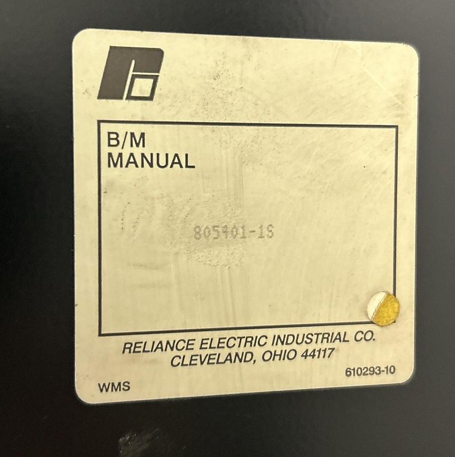 Used RELIANCE,805401-1S,INTERFACE RACK MODULE W/ B/M-60007 60000 60001 60002