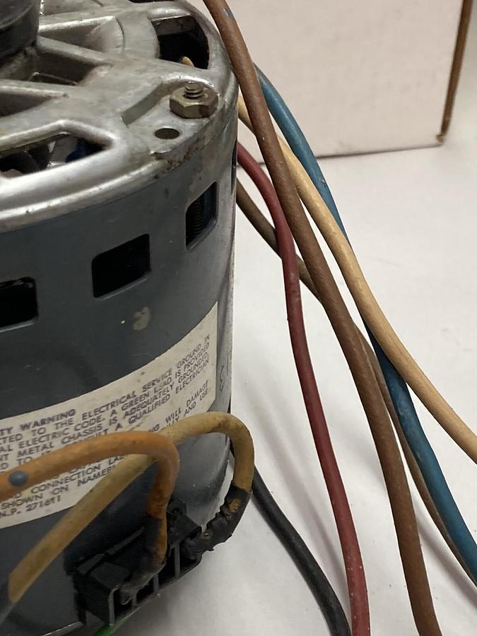 Used GE,5KCP39HG E213T,1-Phase Blower Motor 1625RPM 5.10A 1/3Hp